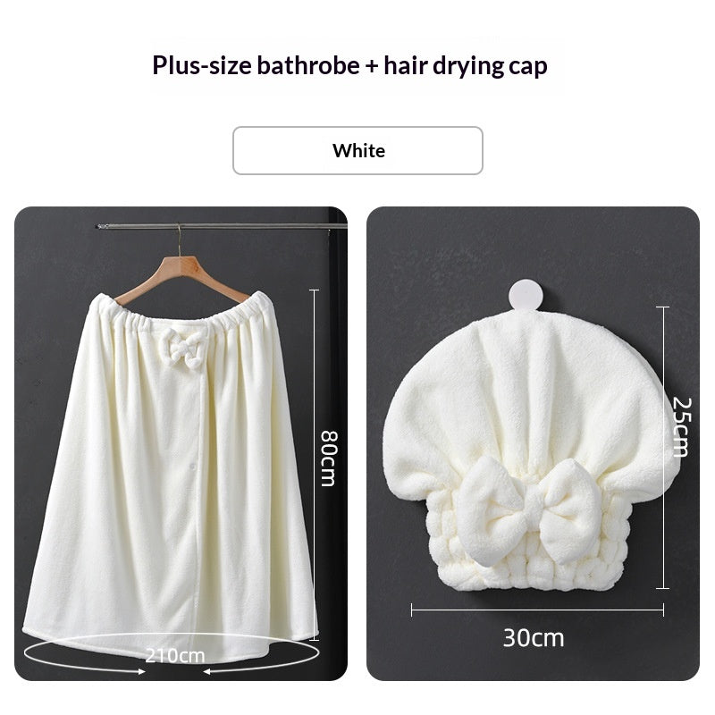 XXL Badetuch-Kleid mit Prinzessinnen-Hut