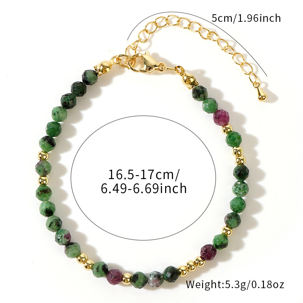 Handgefertigtes Armband mit bunten Natursteinperlen – Bild 12 | LuxeStyle