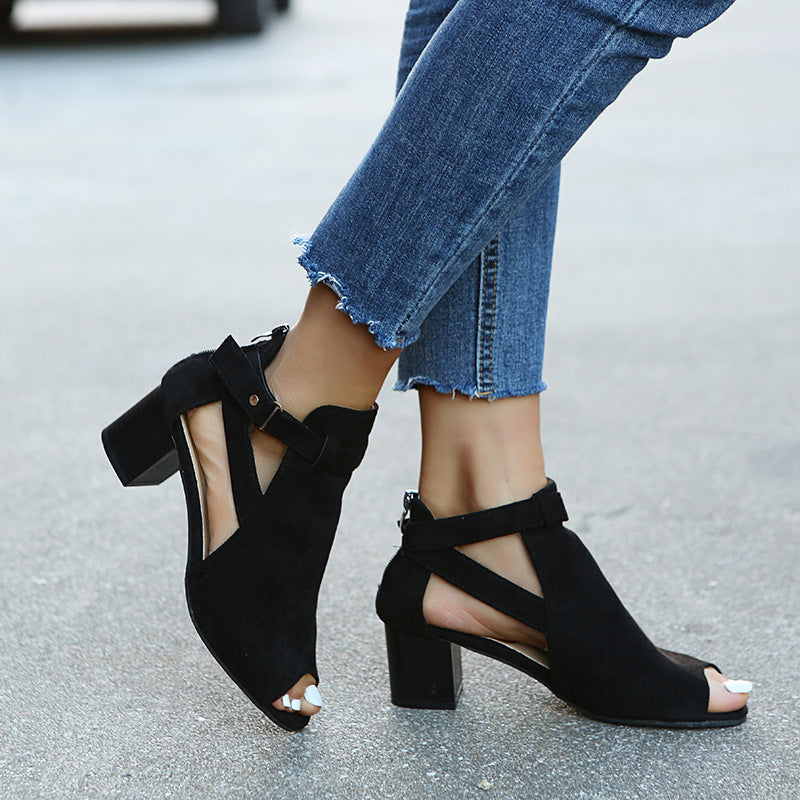 Schwarze Slingpumps mit Kordelzehen – Bild 4 | LuxeStyle