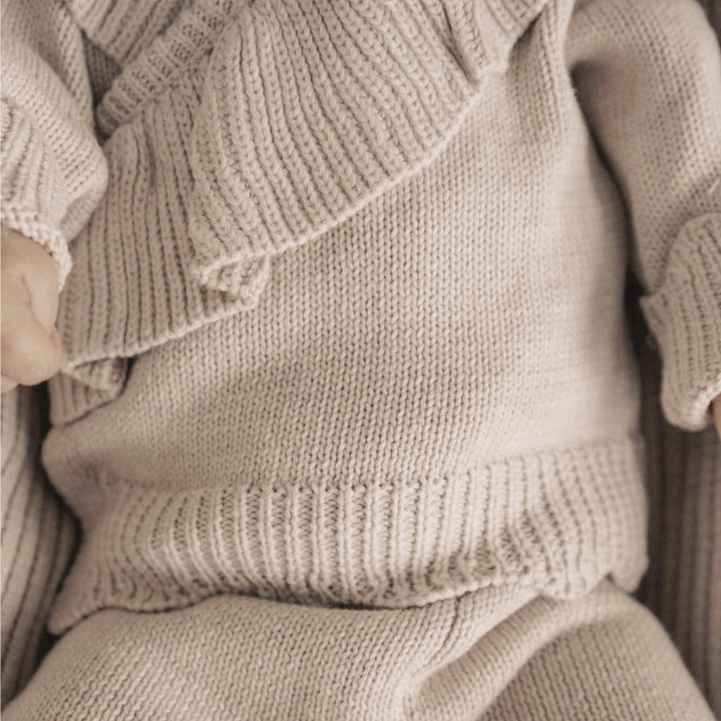Baby Strick-Set mit Hose und Haarband · 3 Stück – Bild 6 | LuxeStyle