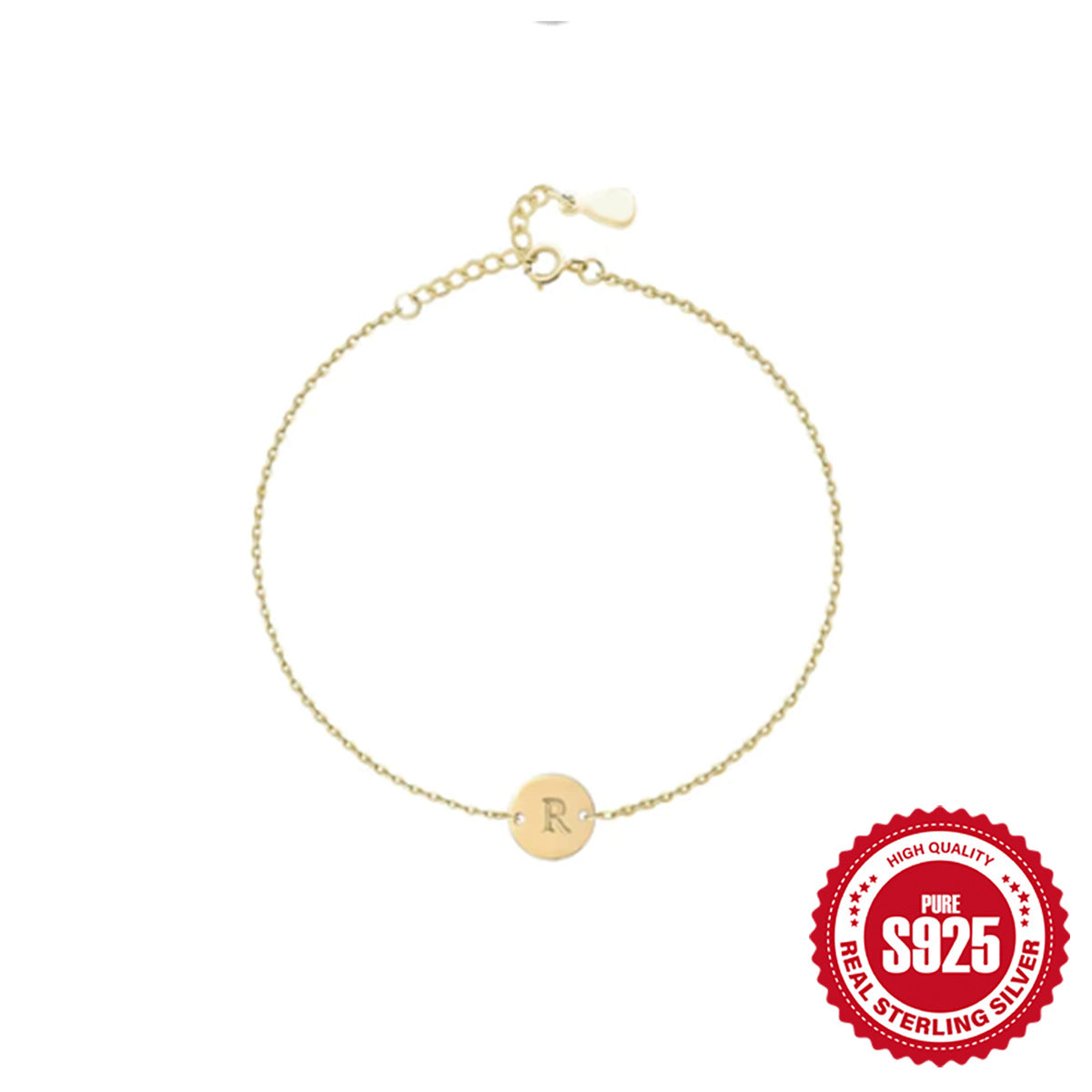 Minimalistisches Armband mit Buchstaben-Gravur – Bild 8 | LuxeStyle