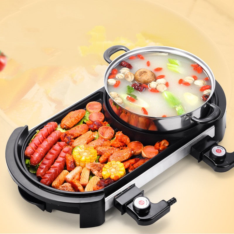 Elektrischer Grilltopf mit Dual-Temperaturkontrolle – Bild 4 | LuxeStyle