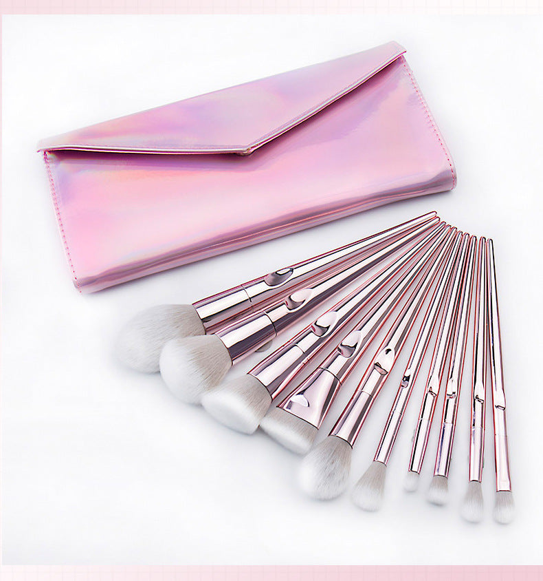 10 Make-up Pinsel mit langem Stiel