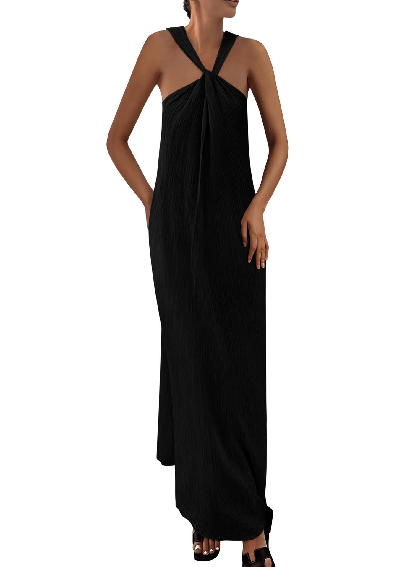 Strandkleid «Playa» – Halter mit Schnür-Detail