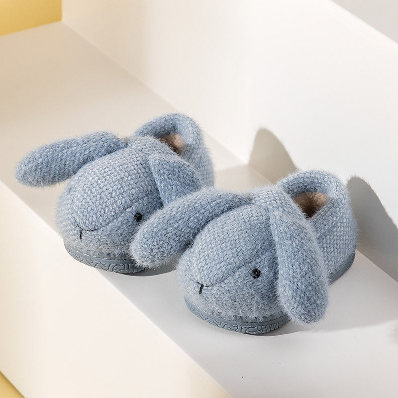 Hasen-Hausschuhe für Kinder, Winter – Bild 4 | LuxeStyle