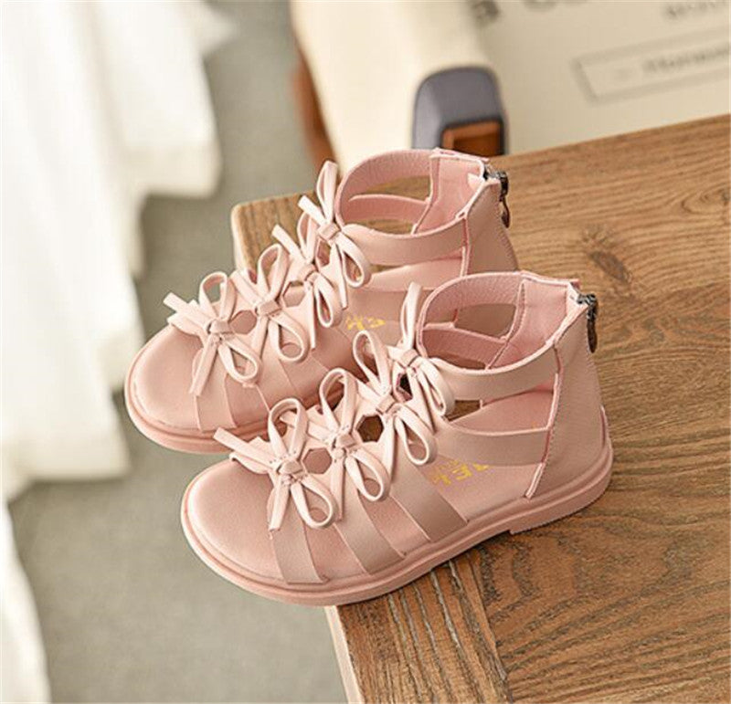 Mädchen Prinzessinnen Sandalen aus weichem Leder | LuxeStyle