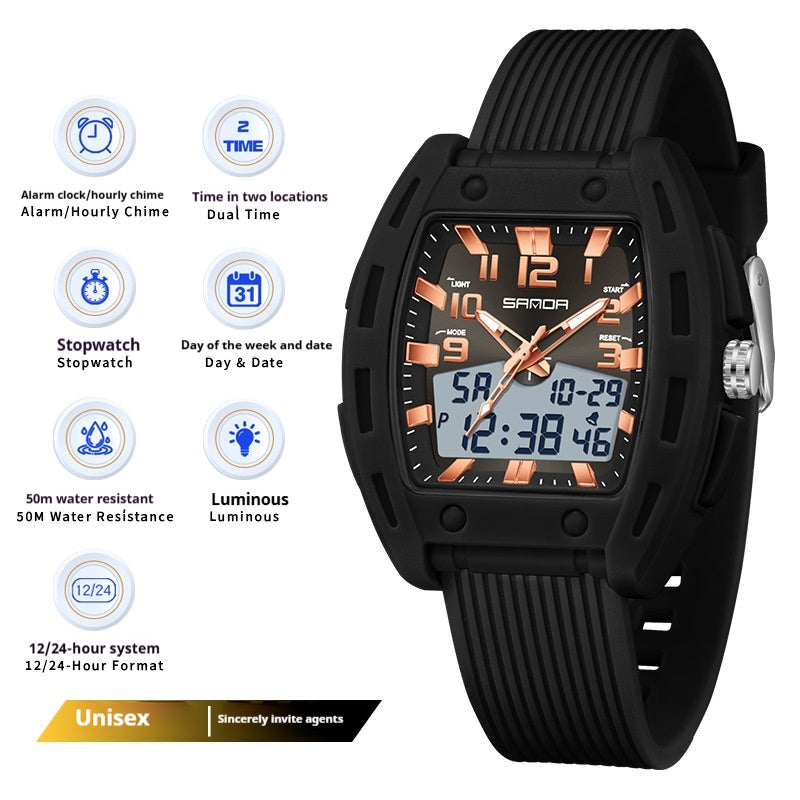Sportliche Unisex-Armbanduhr