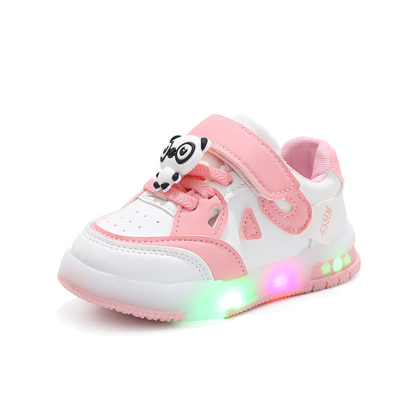 Niedrige Kinderschuhe mit Klettverschluss
