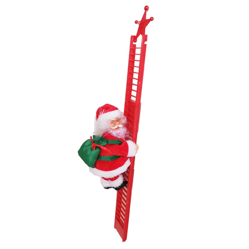 Kletternder Weihnachtsmann