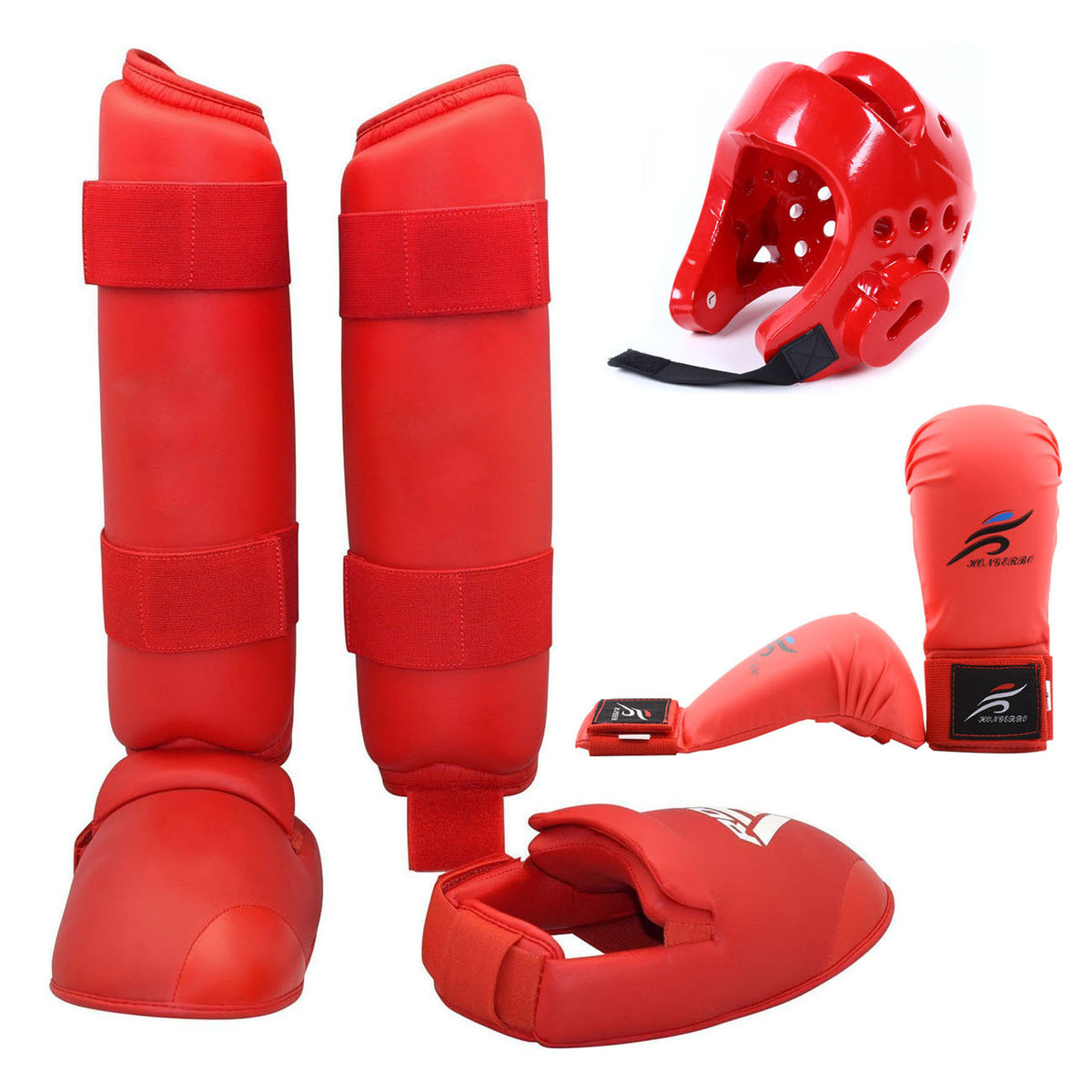 Karate Taekwondo Schienbein- und Kopfschutz-Set – Bild 8 | LuxeStyle