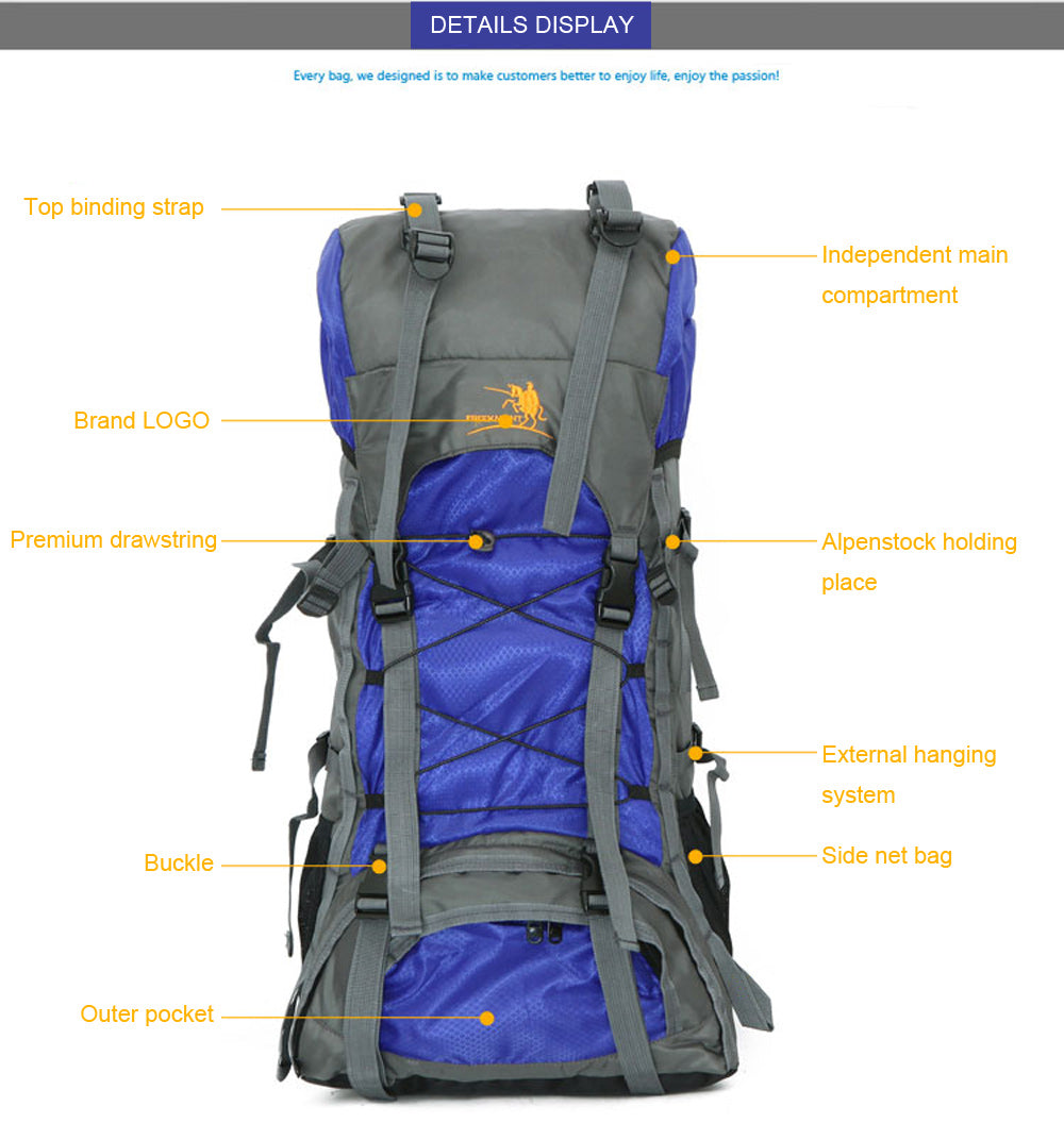 60 L Outdoor-Reiserucksack – Bild 7 | LuxeStyle