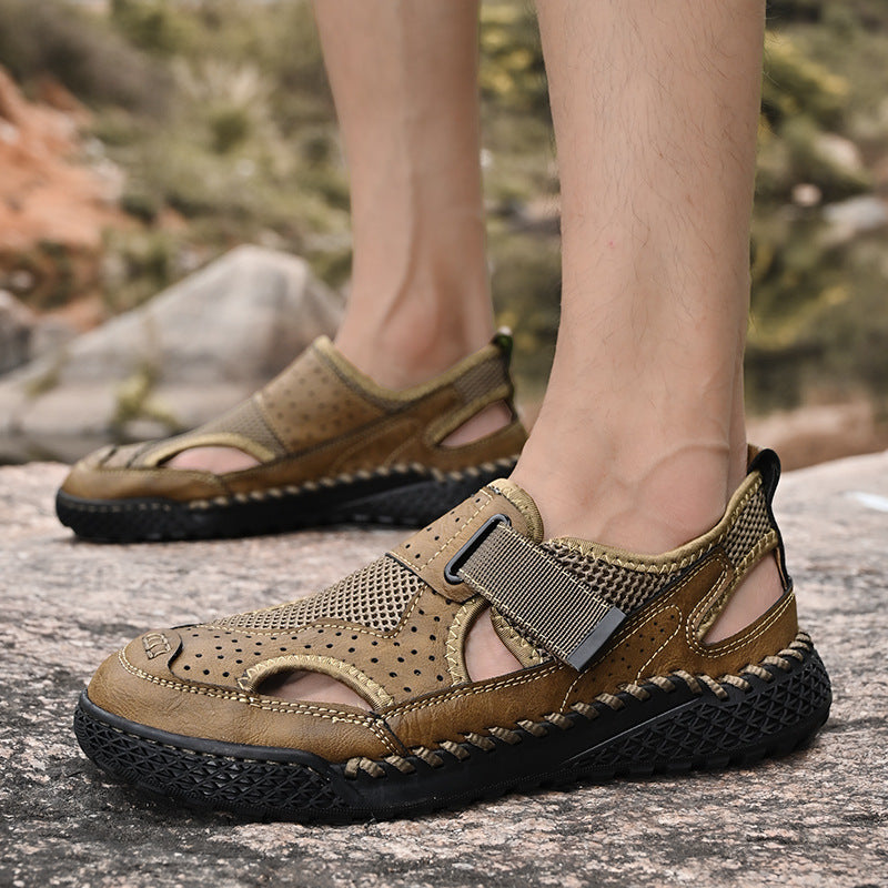 Atmungsaktive geschlossene Herren-Sandalen