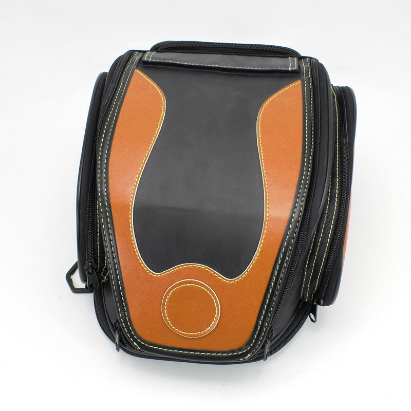 Retro Motorradtasche mit Helmfach – Bild 3 | LuxeStyle
