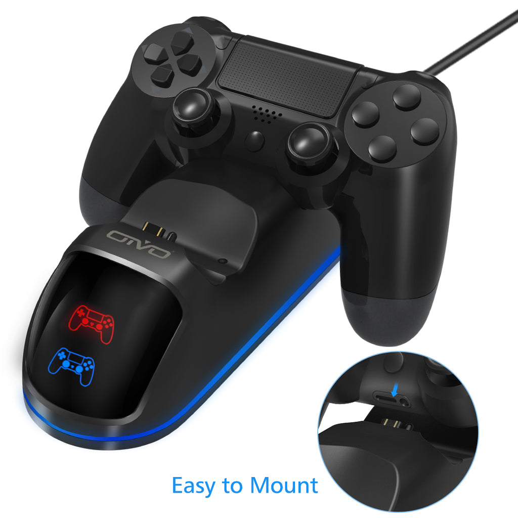 Drahtloses Dual-Ladegerät für PS4-Controller
