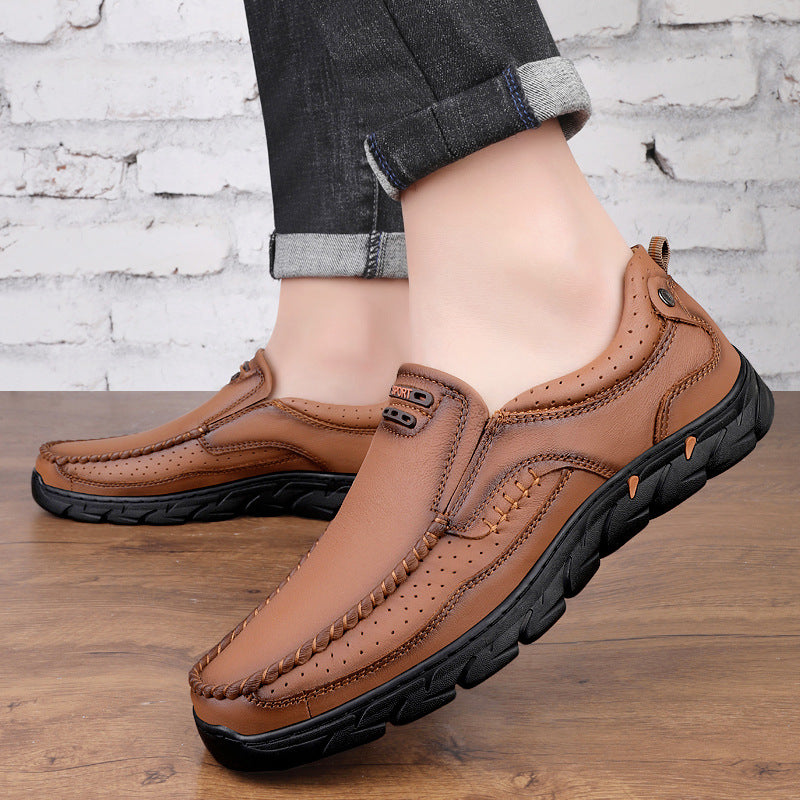 Handgemachte Casual-Lederschuhe für Herren