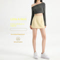 Sportlicher Tennis-Jupe mit Anti-Expositions-Design
