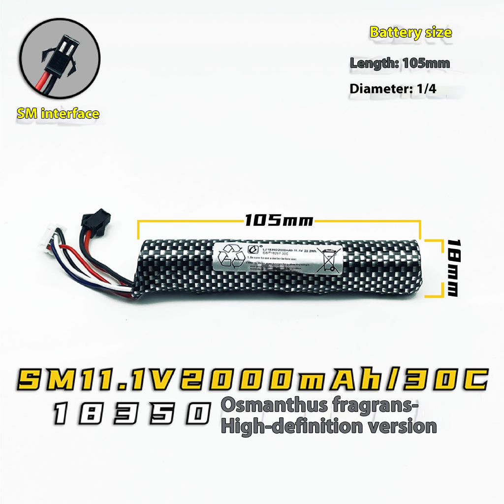 Soft Elastic Air Toy Gun Lithium-Akku