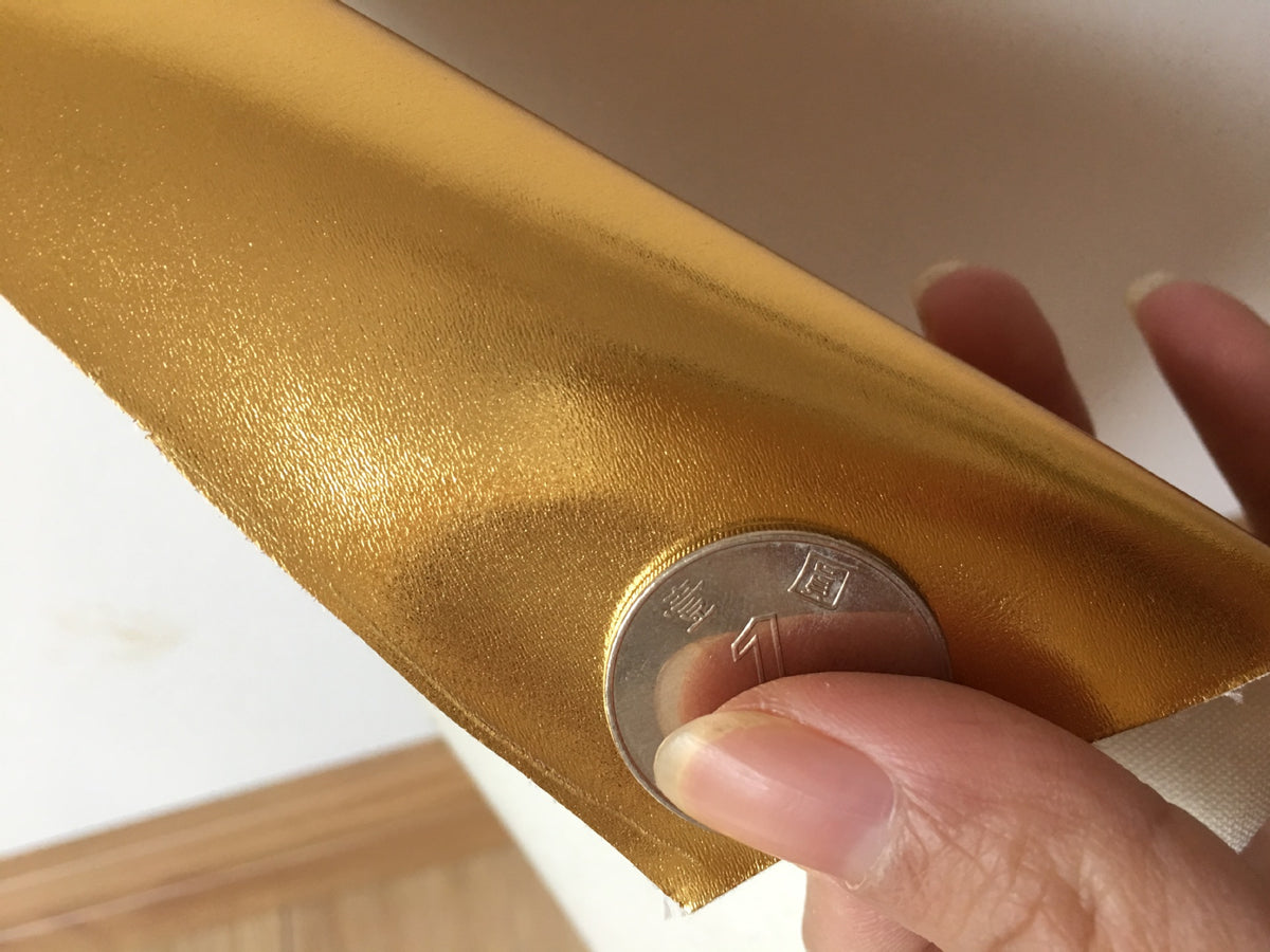 PU-Lederstoff Gold/Silber | LuxeStyle