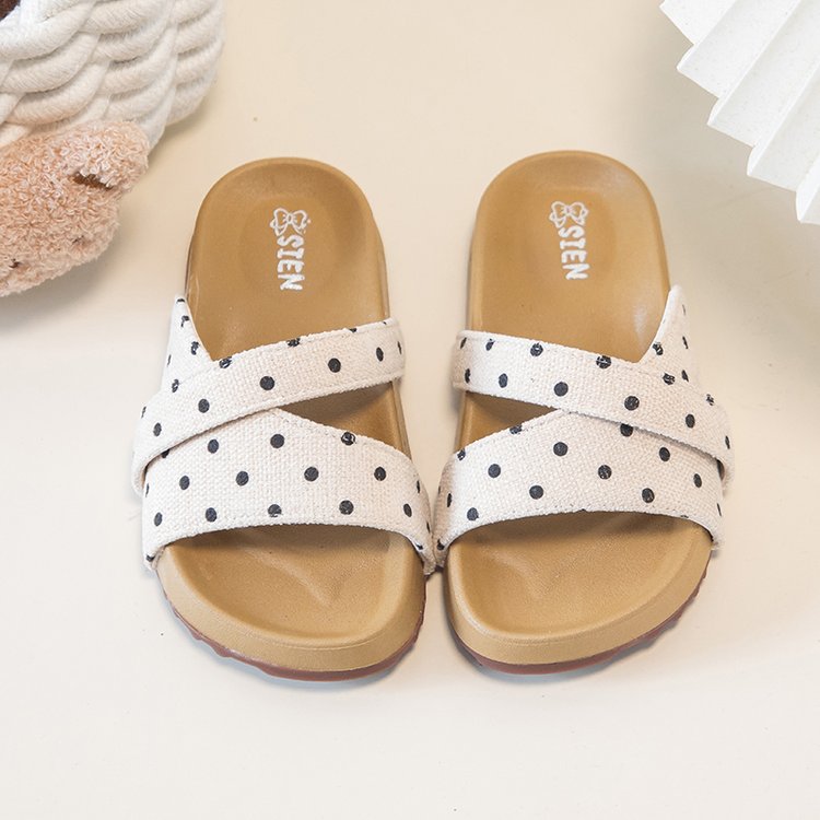 Mädchen Flip Flops mit Polka Dots