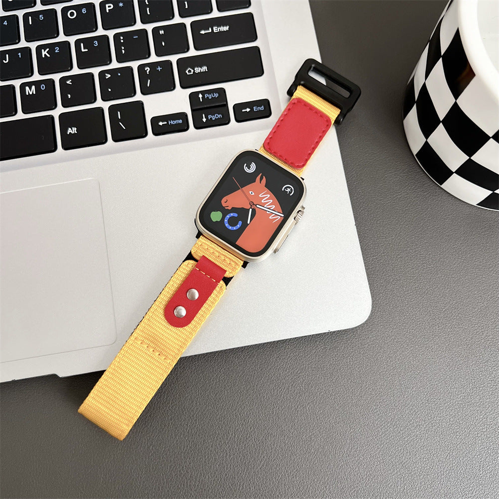 Nylon-Farbenpassender Armbanduhr-Gürtel | LuxeStyle