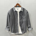 Herren Langarmshirt aus gebürsteter Baumwolle – Bild 10 | LuxeStyle