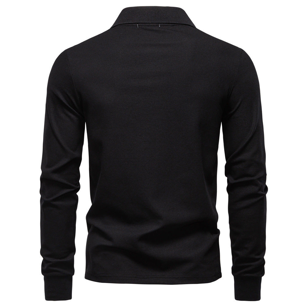 Langarm Polo-Shirt für Herren – Bild 3 | LuxeStyle
