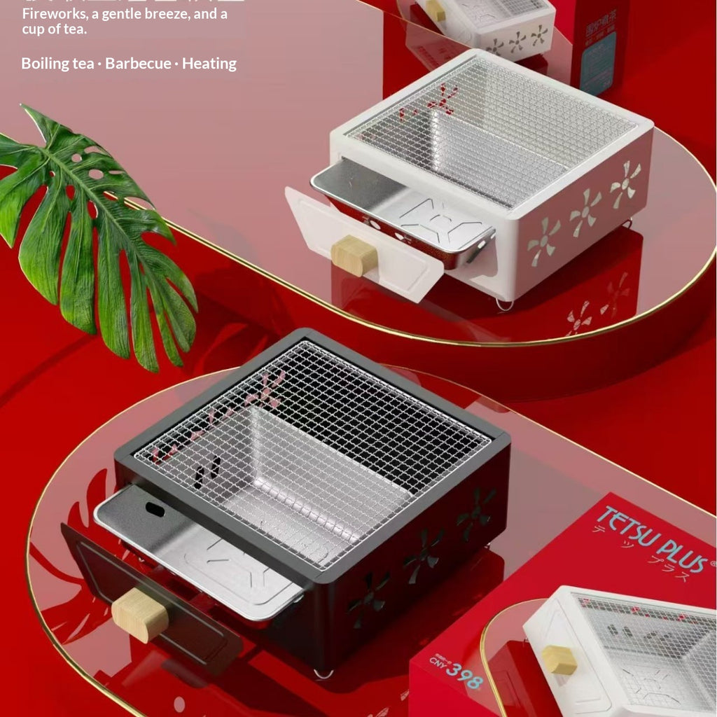 Quadratischer Barbecue-Grill mit Schublade – Bild 6 | LuxeStyle