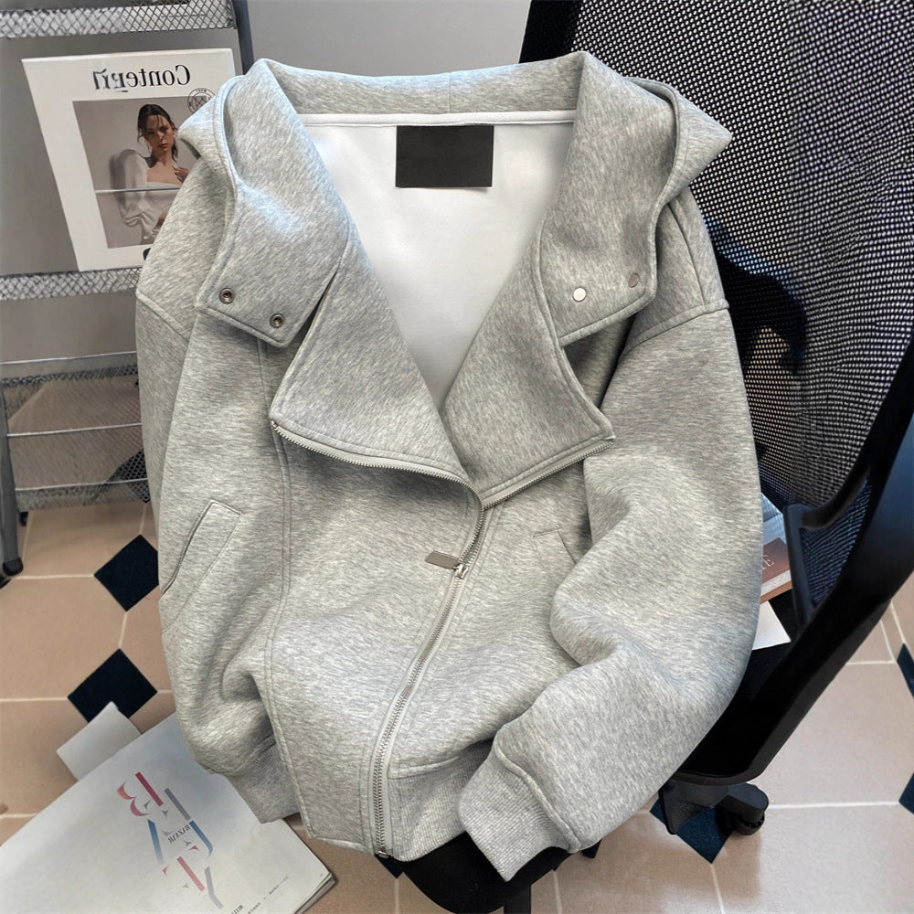 Zip-Up-Hoodie mit Doppelschnur