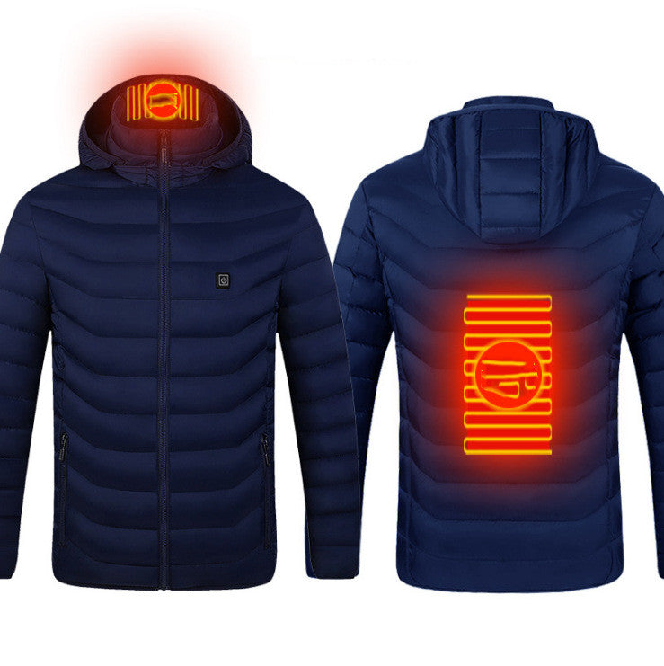 Heizjacke mit USB-Anschluss