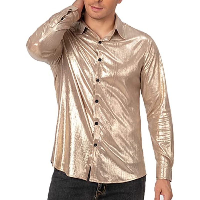 Pailletten Hemd für Herren | LuxeStyle
