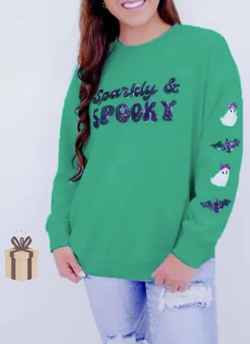 Pailletten-Hoodie für Damen