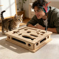 Kratzbox aus Holz für Katzen