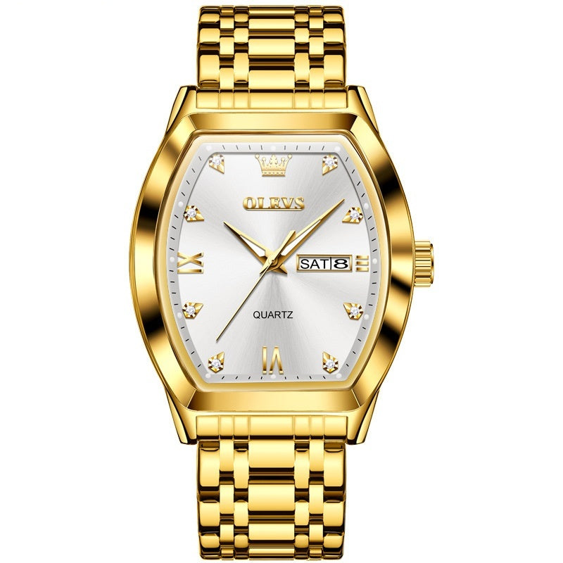 Quarz-Armbanduhr für Herren im Business-Stil