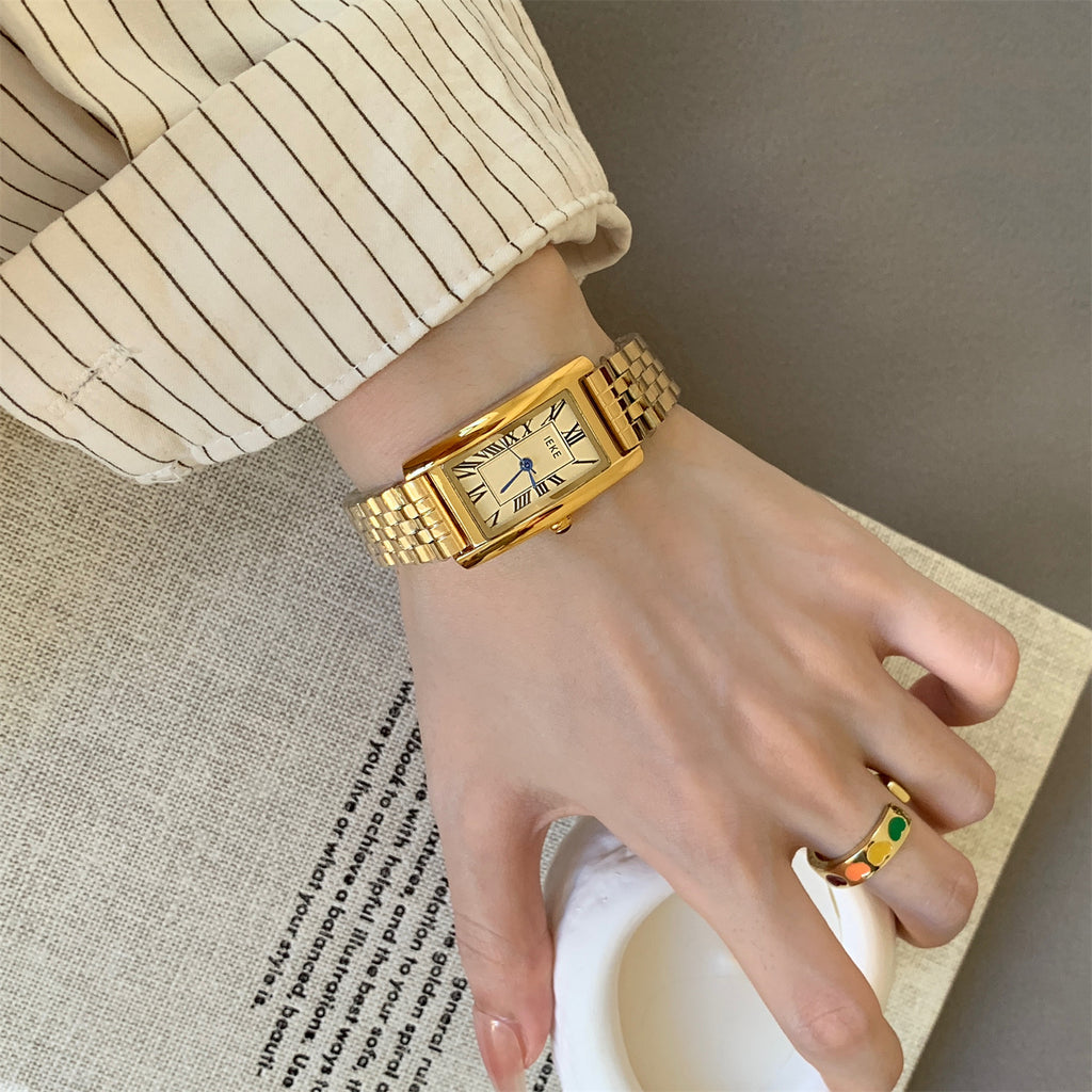 Vintage Quarz-Armbanduhr für Damen | LuxeStyle