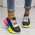 Farbige Plateau-Sneaker im Old-Dad-Stil – Bild 1 | LuxeStyle