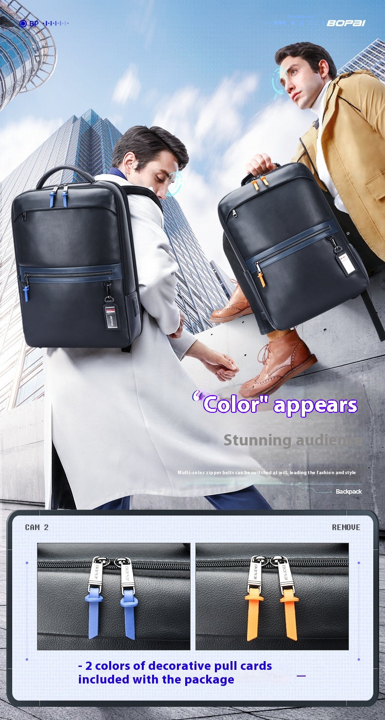 Leder Business Rucksack