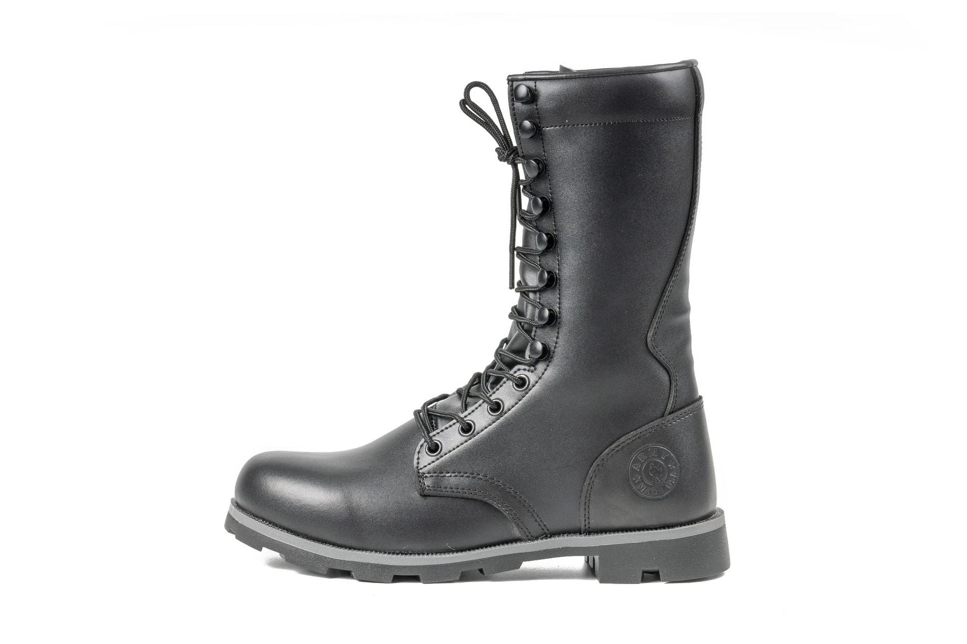 Schwarze Kampfstiefel