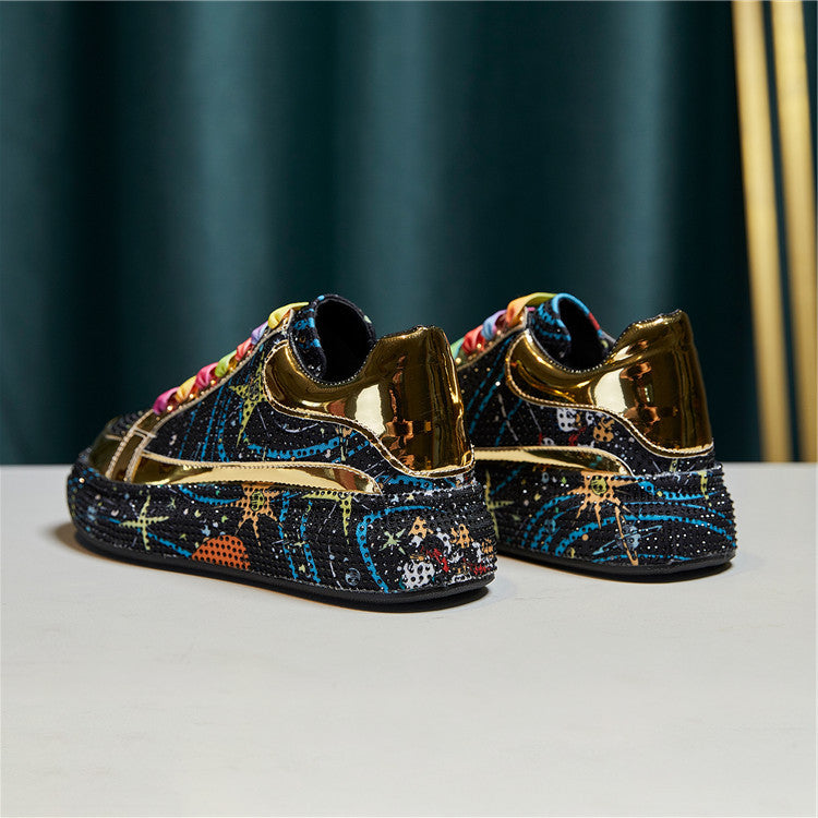 Damen Plateau-Sneaker mit Schnürung – Bild 2 | LuxeStyle