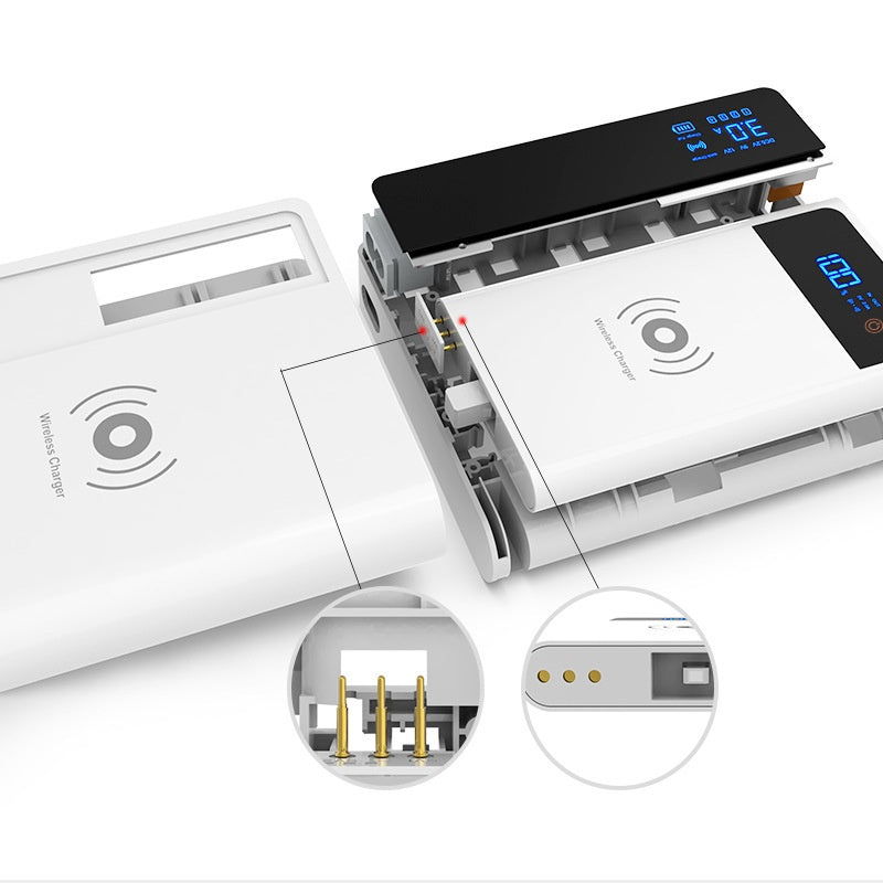 Kabellose 3-in-1 Powerbank mit Schnellladefunktion