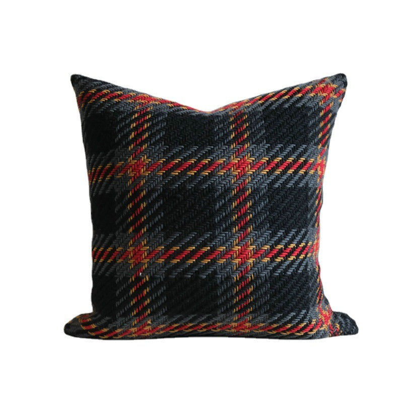 Plaid-Wollekissenbezug – Luxuriöser Stil – Bild 5 | LuxeStyle