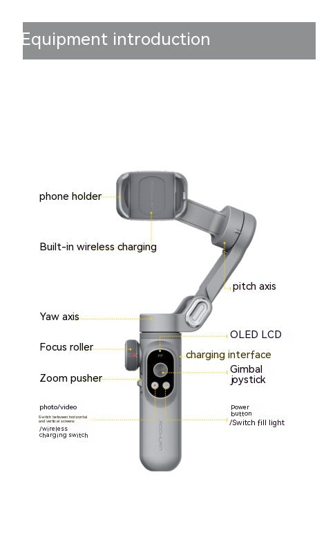 Intelligenter 3-Achsen-Stabilisator