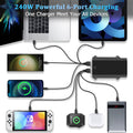 Multi-Port USB-Ladegerät mit 240W und Display