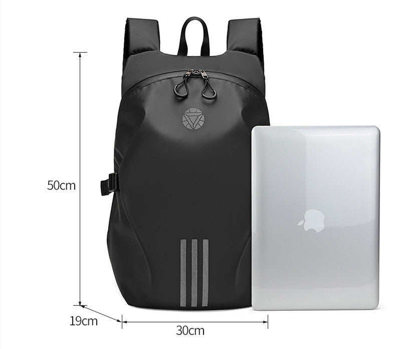 Wasserdichter Motorrad-Rucksack mit Helmbeutel – Bild 4 | LuxeStyle