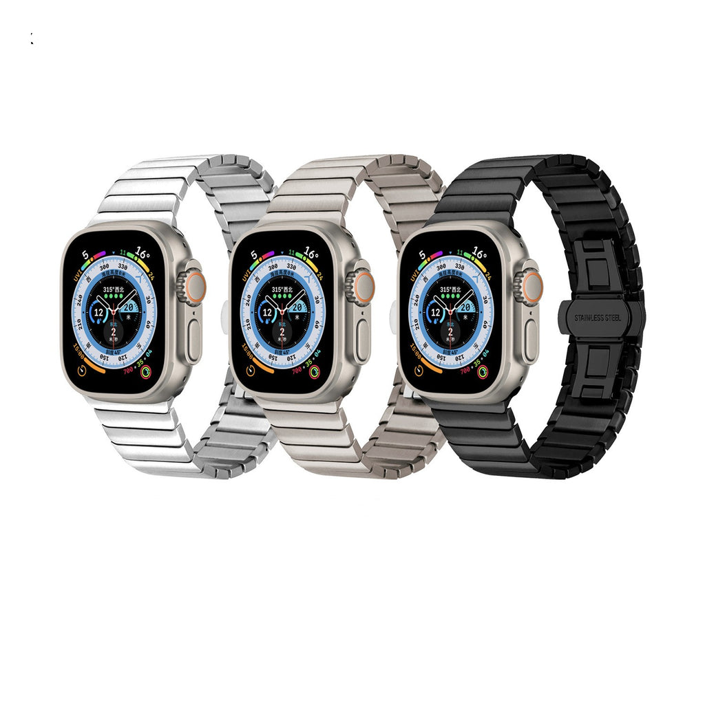 Edelstahl-Armband für Apple Watch 8, Schleifenschnalle