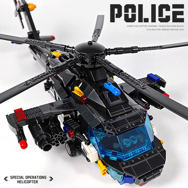 SWAT Helikopter Bausteine-Set