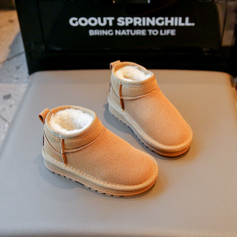 Kinderstiefel in Camel, Lila, Schwarz – 7–12 Jahre – Bild 3 | LuxeStyle