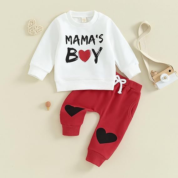 Baby Ostern Buchstaben Sweatshirt-Set | LuxeStyle