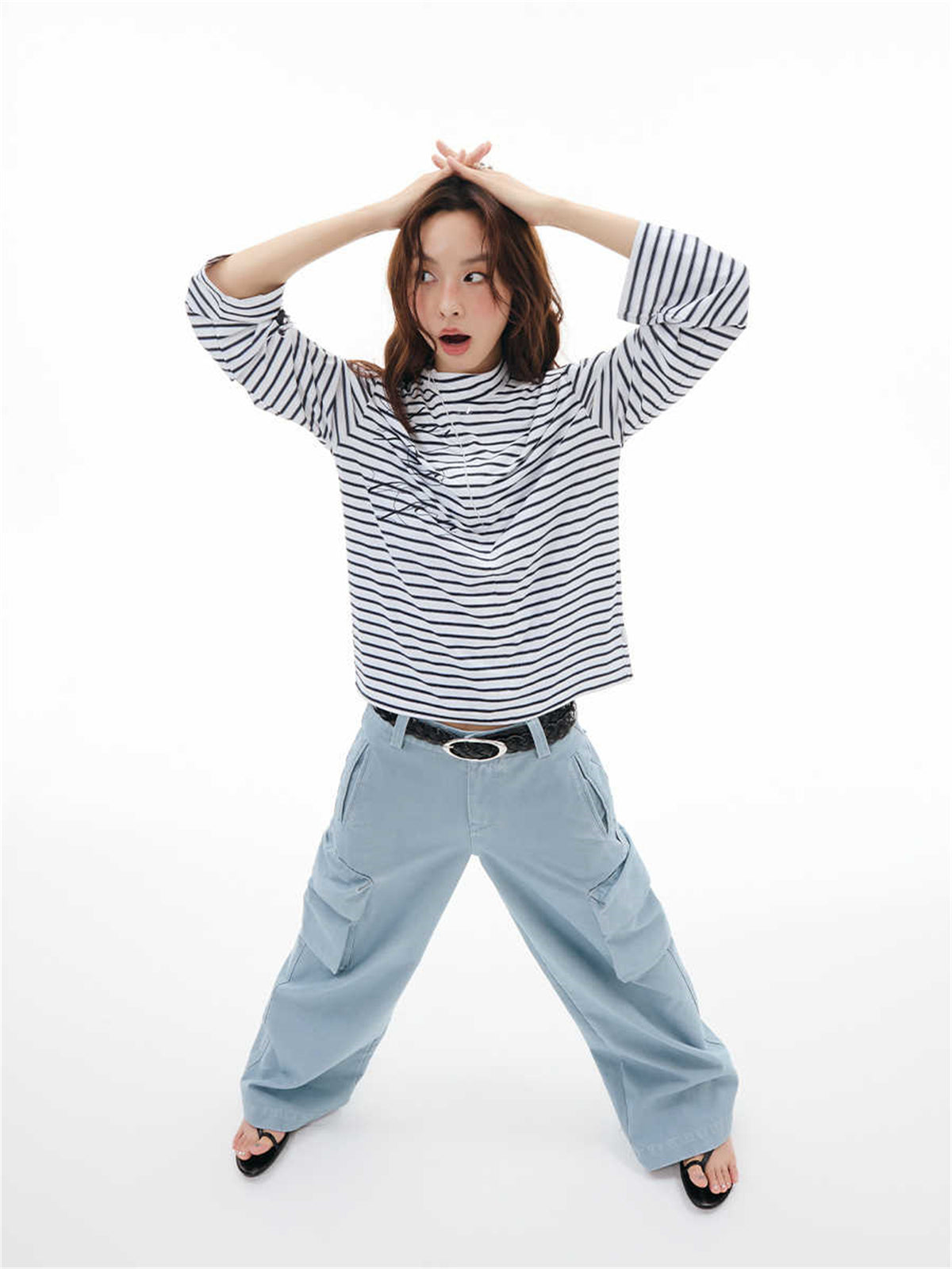 Pullover mit Reissverschluss, locker, lange Ärmel – Bild 2 | LuxeStyle