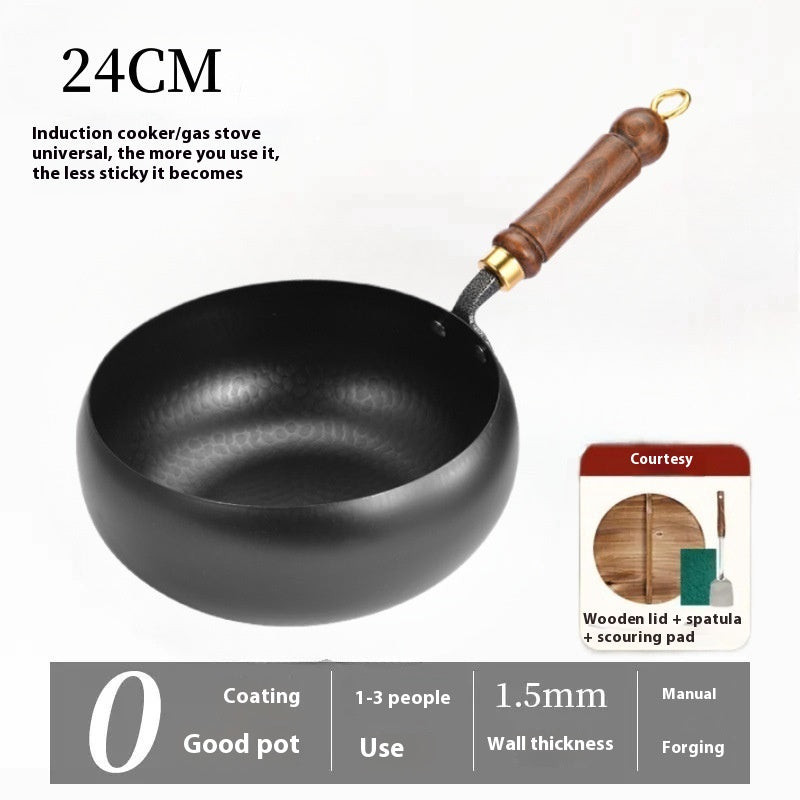 Handgefertigter Eisenkessel – 24 cm, 26 cm, 28 cm – Bild 5 | LuxeStyle
