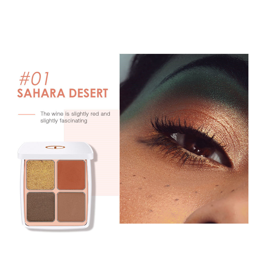 Innovativer Pearlescent Matte Quad Lidschatten | LuxeStyle